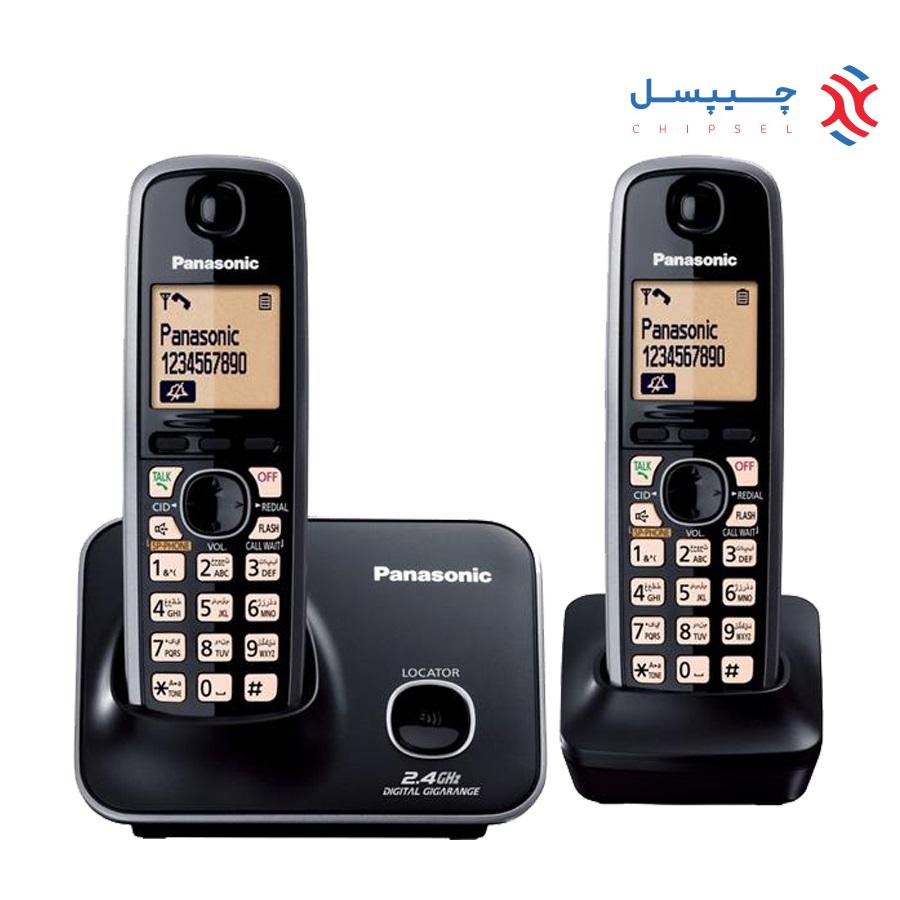 گوشی تلفن بی سیم پاناسونیک مدل KX-TG3712