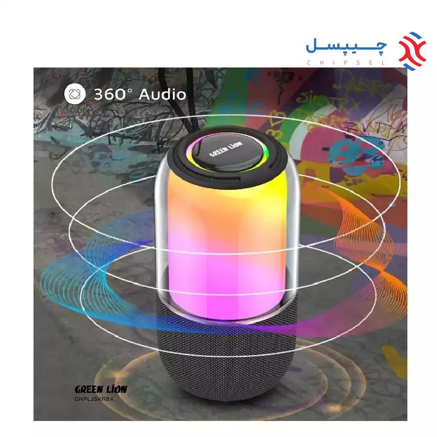 اسپیکر بلوتوث قابل حمل گرین لاین مدل GNPL2SKRBK - Palma 2 RGB