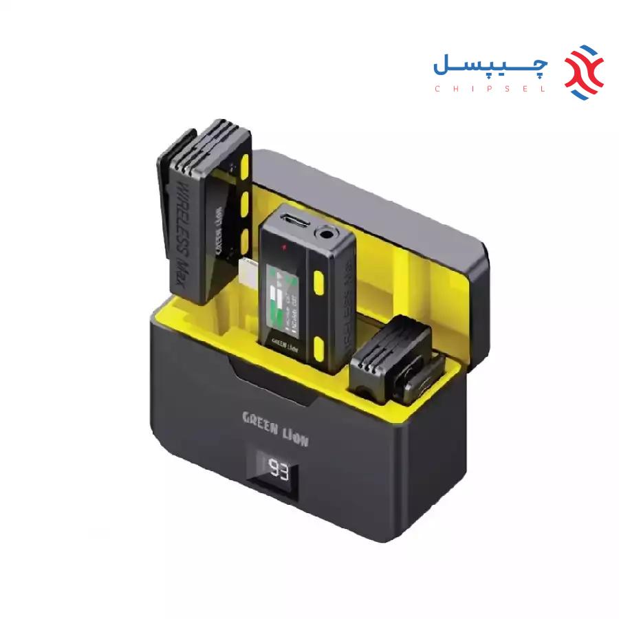 میکروفون یقه ای بی سیم با کنترل از راه دور گرین لاین مدل GNWMICRTC