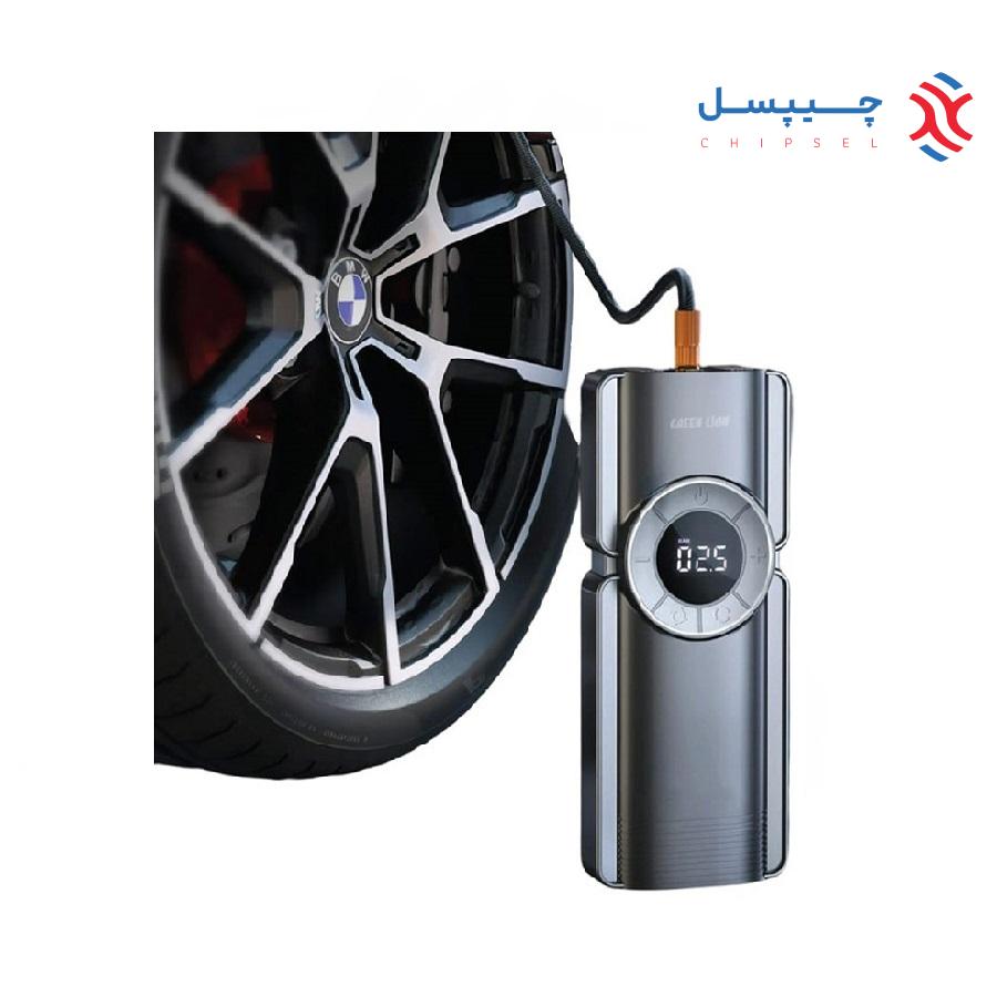 جامپ استارتر و پمپ باد قابل حمل 10000 میلی آمپر گرین لاین مدل GNJUMPSTR