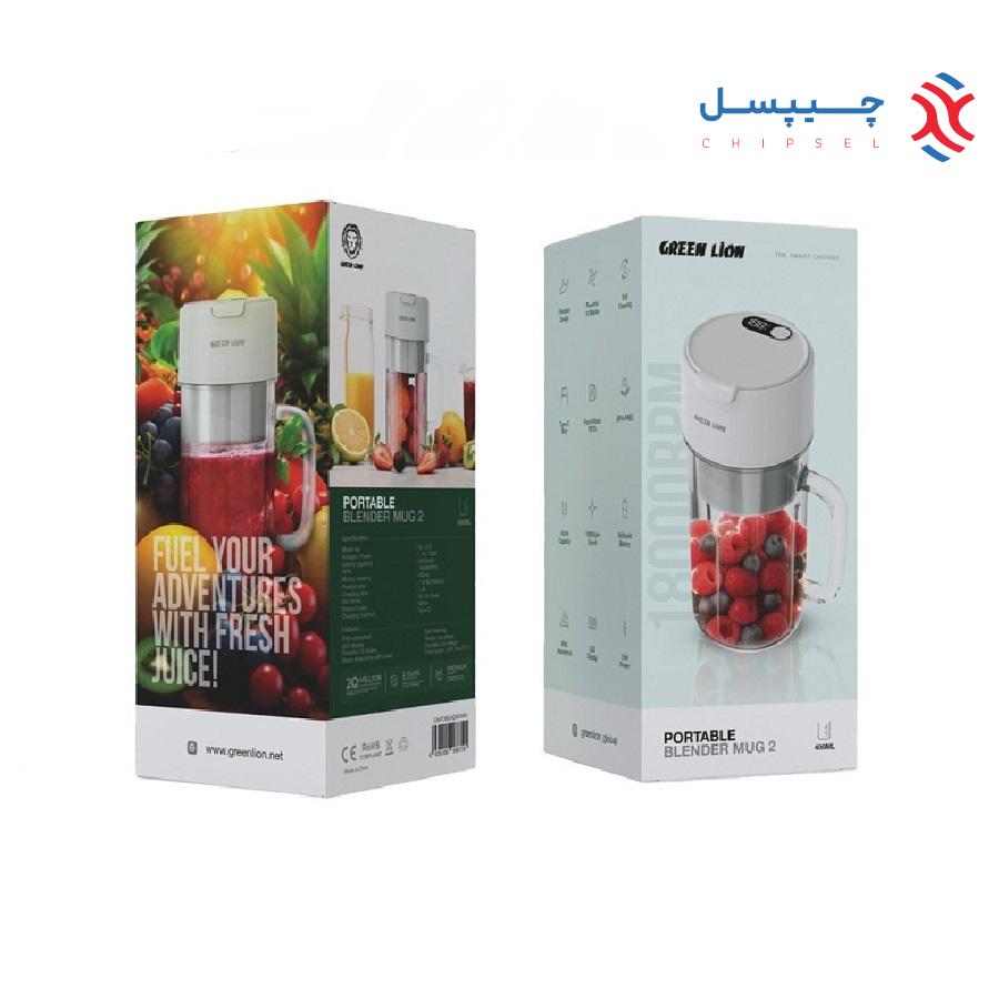 شیکر قابل حمل گرین لاین مدل GNPOBLNDR2WH Mug 2