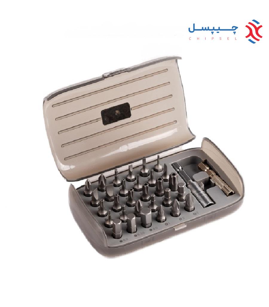 پیچ گوشتی شارژی و 35 عدد سری گرین لاین مدل GN35IN1ELSDG