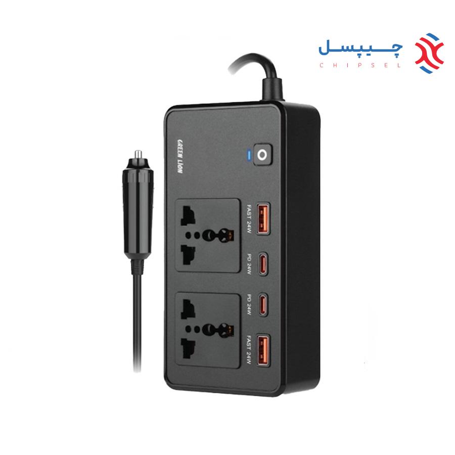 اینورتر و‌ مبدل برق خودرو گرین لاین مدل GNGC200CIN - GC-200