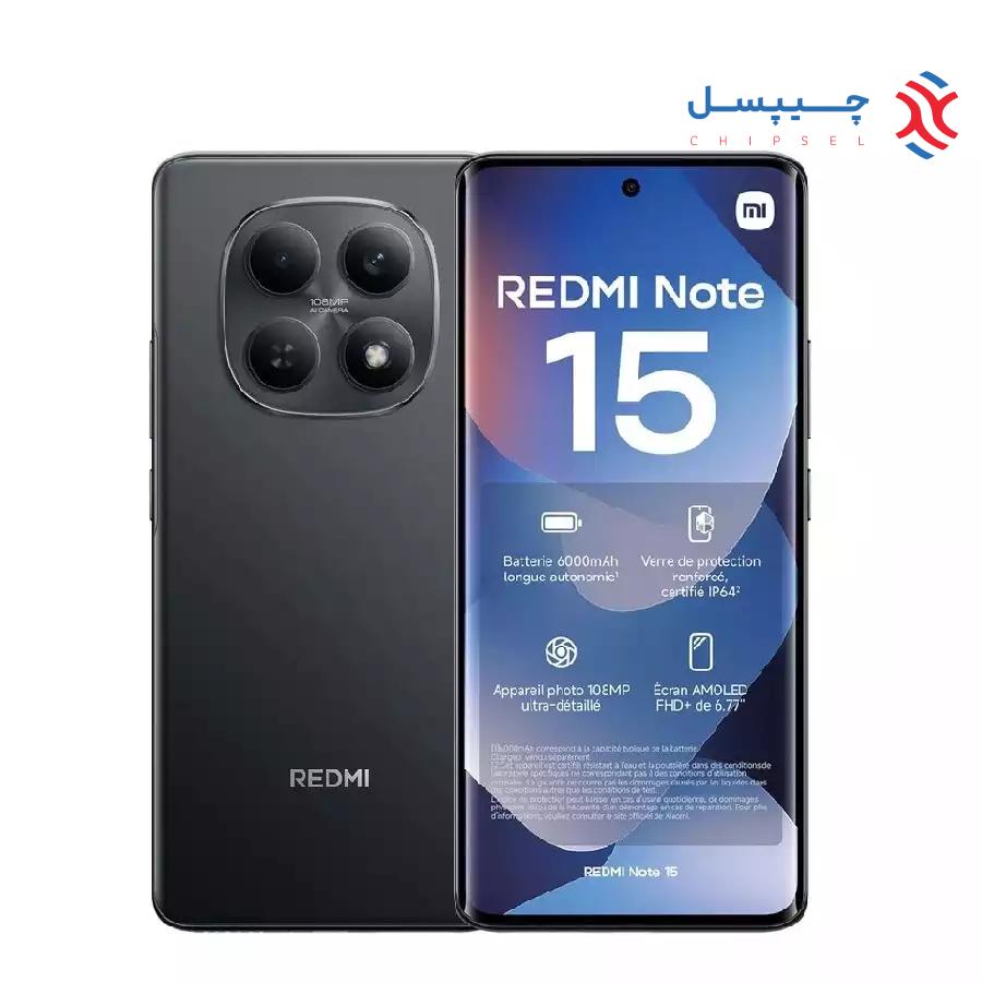 گوشی موبایل شیائومی مدل Redmi Note 15 4G دو سیم کارت/ ظرفیت 256 گیگابایت/ رم 8 گیگابایت