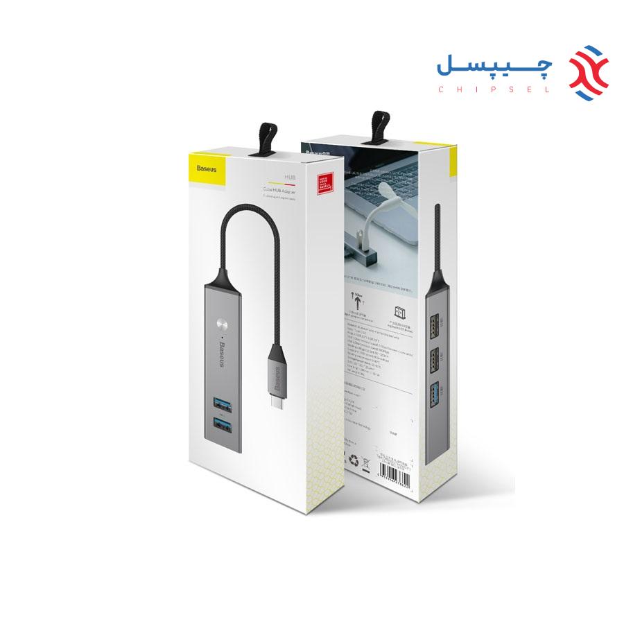 هاب 5 پورت باسئوس مدل Cube HUB Adapter CAHUB-D0G