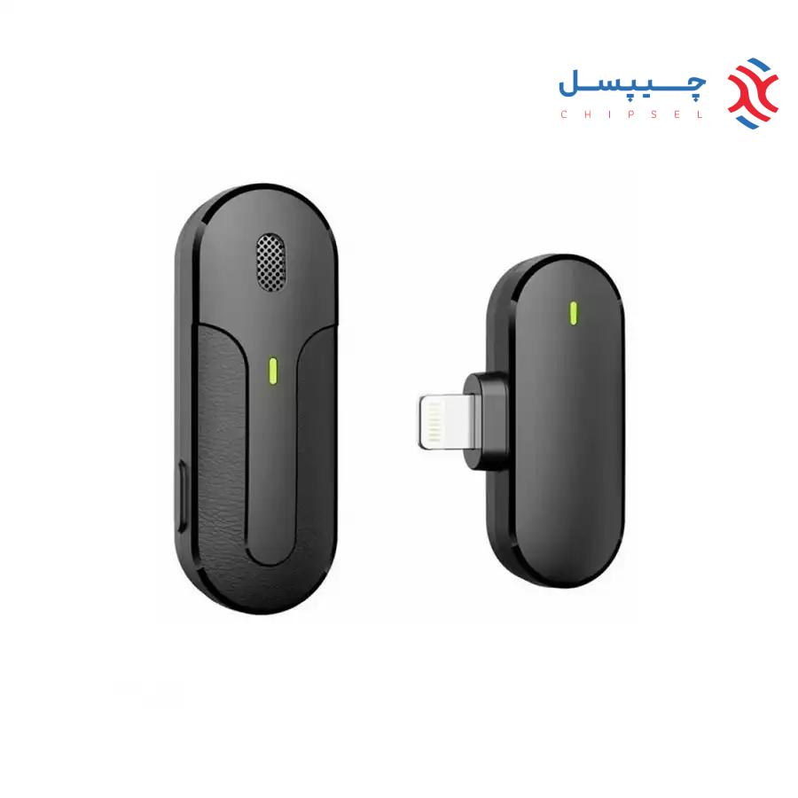 میکروفون یقه ای بی سیم با پورت لایتنینگ گرین لاین مدل GNWIRLGT