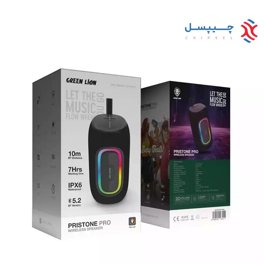 اسپیکر بلوتوث قابل حمل گرین لاین مدل GNPRPRSPKR - Pristone Pro