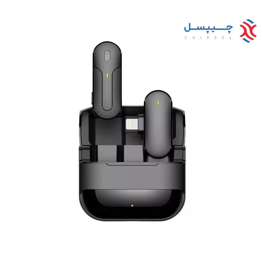 میکروفون یقه ای بی سیم با پورت لایتنینگ گرین لاین مدل GNWIRLGT