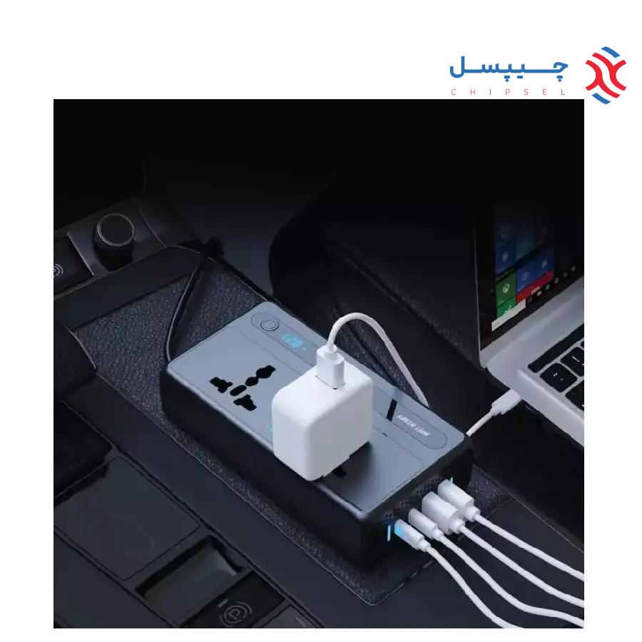 اینورتر و‌ مبدل برق خودرو گرین لاین مدل GN200WCRINV - GC-250