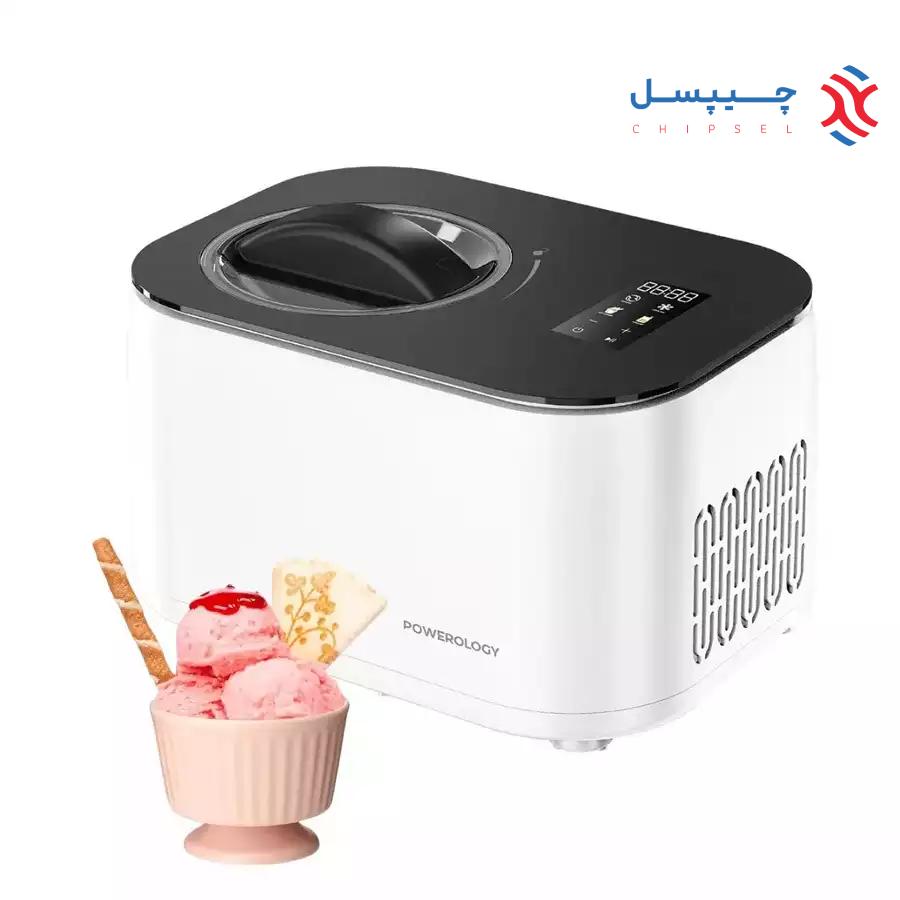 دستگاه بستنی ساز و ماست منجمد پاورولوژی مدل P1LICECRM