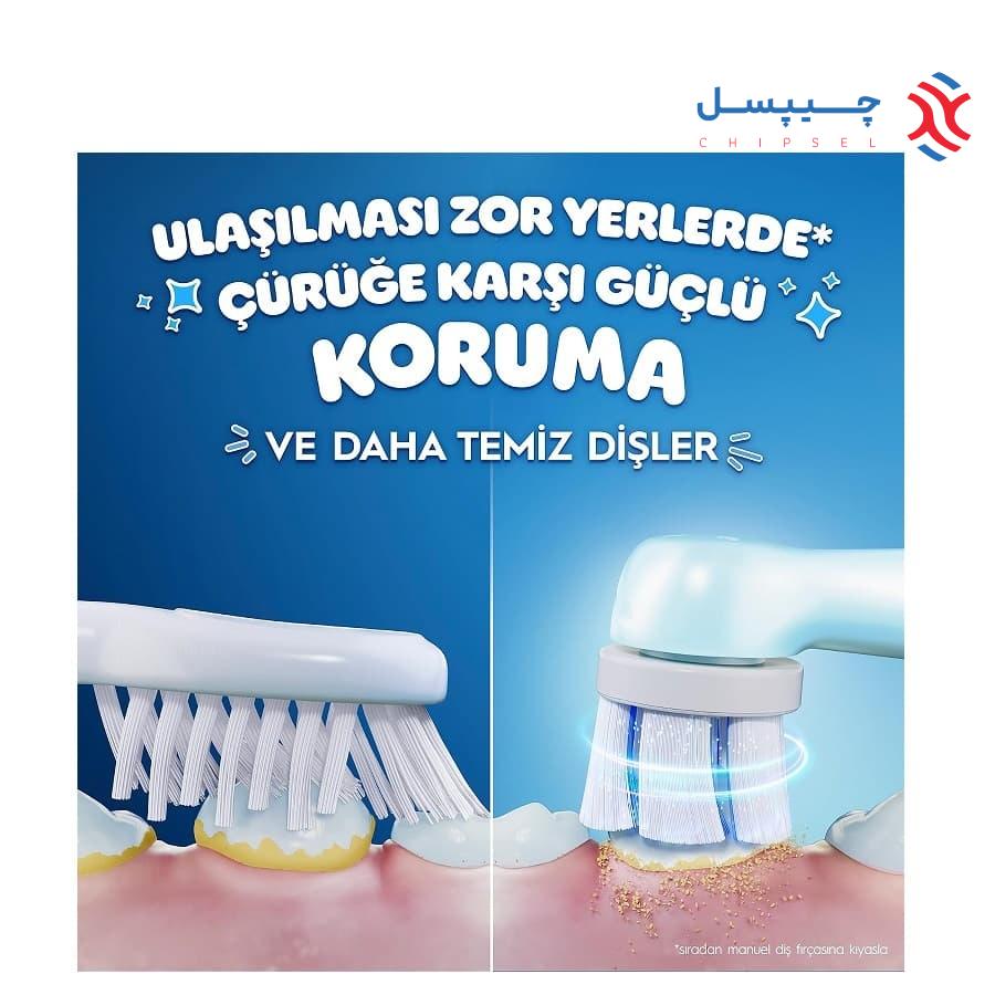 پک 4 عددی سَری یدک مسواک برقی کودک Oral-B مدل iO KiDS 6+ StitcH