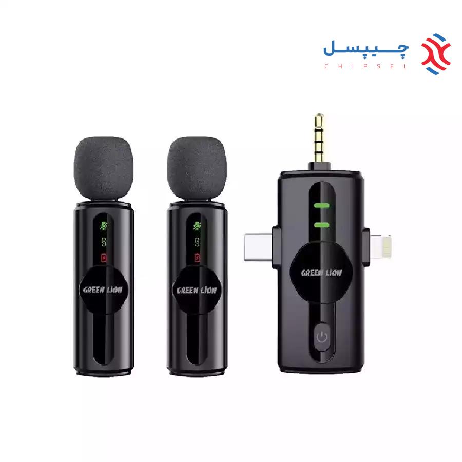 میکروفون یقه ای 3 در 1 گرین لاین مدل GNGM80XMIC - GM-80X