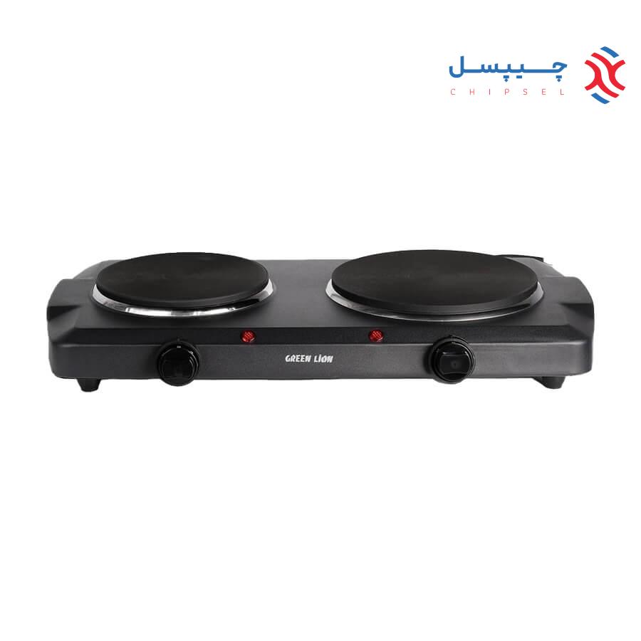 اجاق برقی 2 شعله 2500 وات قابل حمل گرین لاین مدل GNPTDLESTOV - Stove