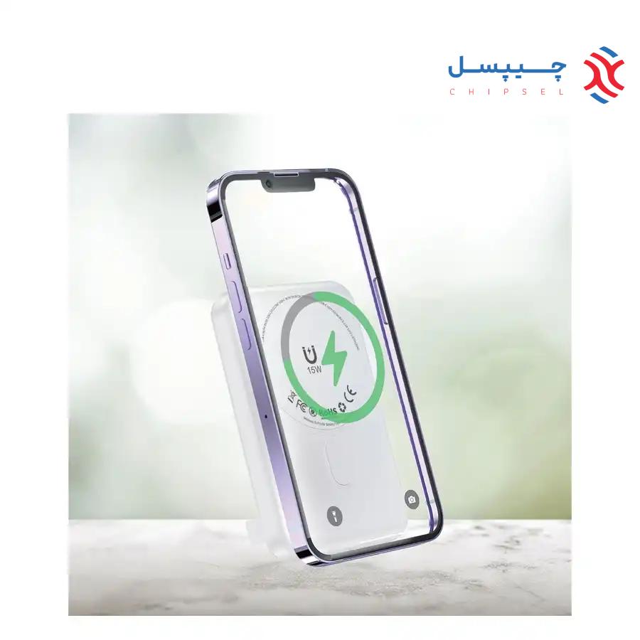 پاوربانک 10000 میلی آمپر گرین لاین مدل Lagos - Magsafe