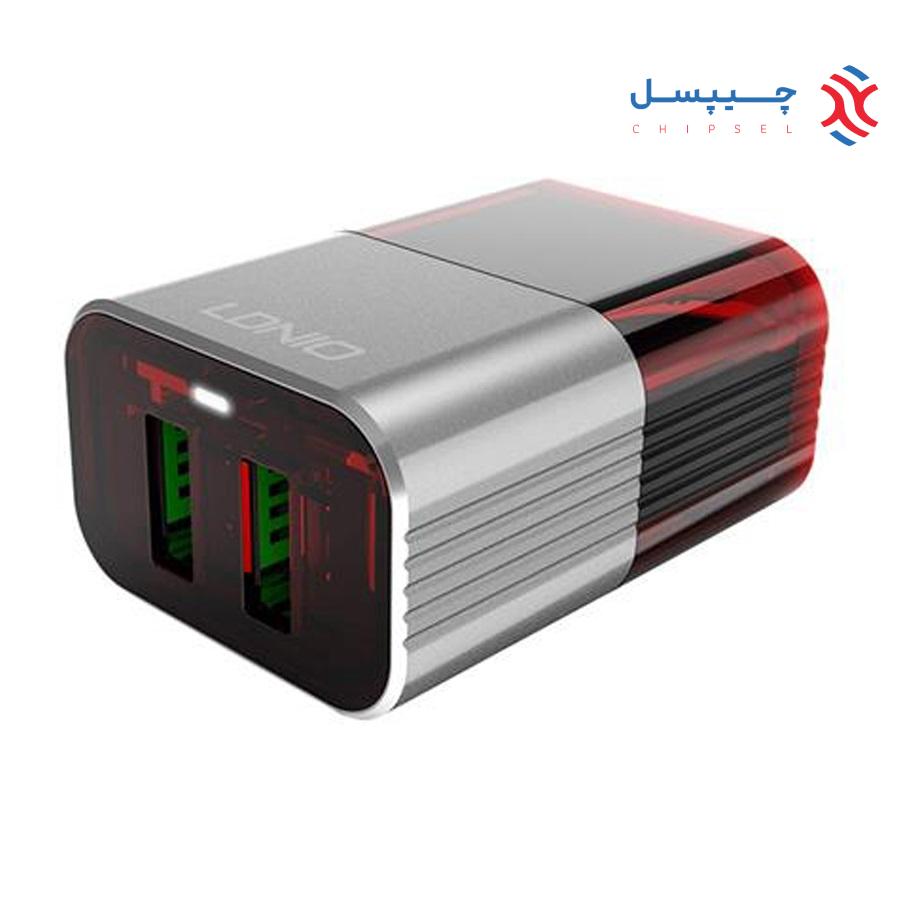 شارژر دیواری الدینیو مدل A2206 همراه با کابل microUSB