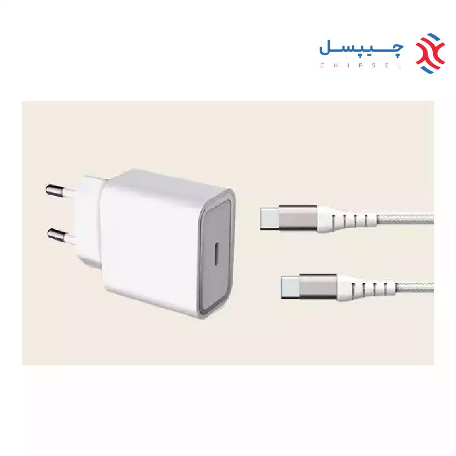 شارژر دیواری فورس مدل FPLICS1C30WPDW توان 30 وات