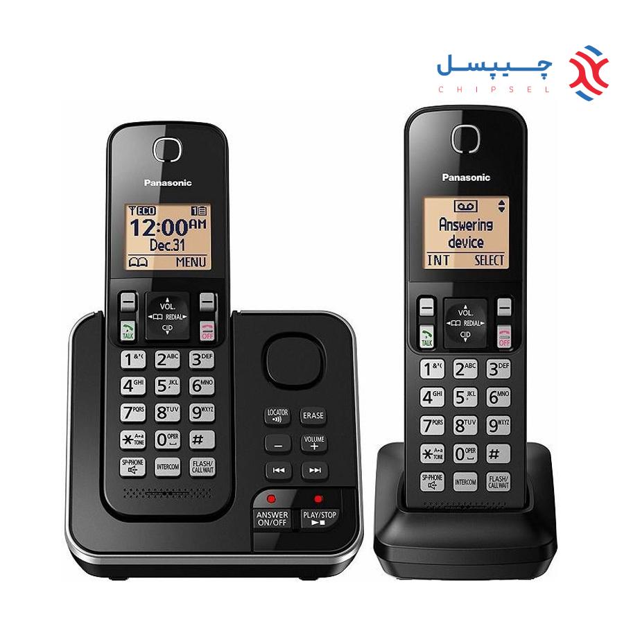 گوشی تلفن بی سیم پاناسونیک مدل KX-TGC362