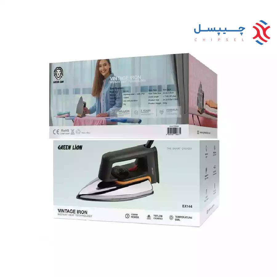 اتو 1000 وات گرین لاین مدل GNVNTGIRN - Vintage Iron