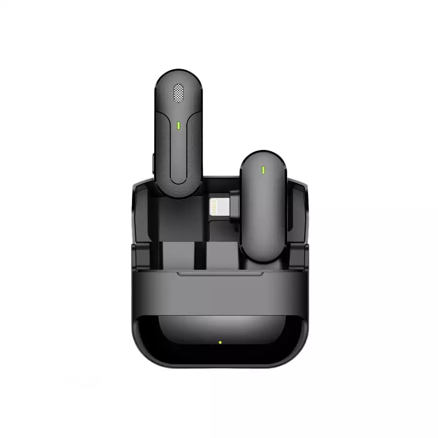 میکروفون یقه ای بی سیم با پورت لایتنینگ گرین لاین مدل GNWIRLGT